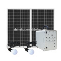 Fábrica al por mayor sistema solar fotovoltaica con panel solar cargador móvil lámpara LED